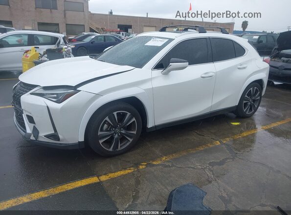 JTHY3JBHXK2007563 2019 LEXUS UX 200 White Առջևի ձախ երեք քառորդ տեսարան