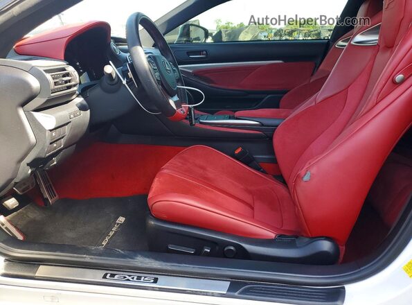 JTHYP5BCXM5008021 2021 LEXUS RC White Widok wnętrza z przodu