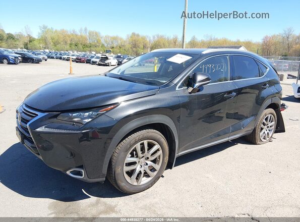 JTJBARBZ0H2143145 2017 LEXUS NX 200T Black Przód lewy