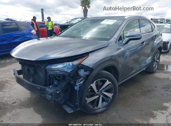 JTJBARBZ0K2187265 2019 LEXUS NX 300 Gray Front left