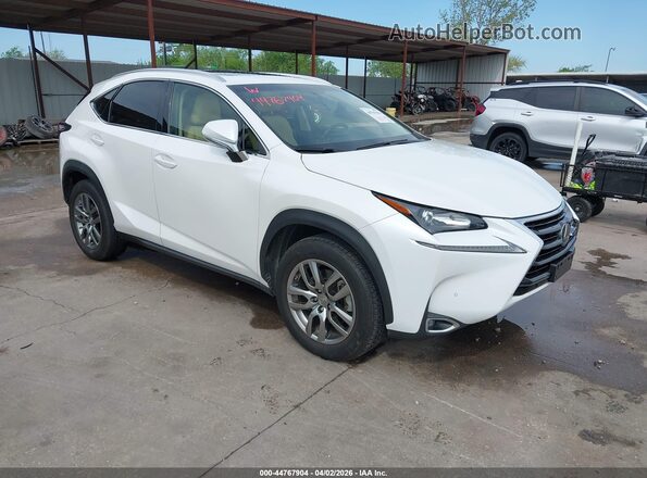 JTJBARBZ2G2092505 2016 LEXUS NX 200T White Przód prawy