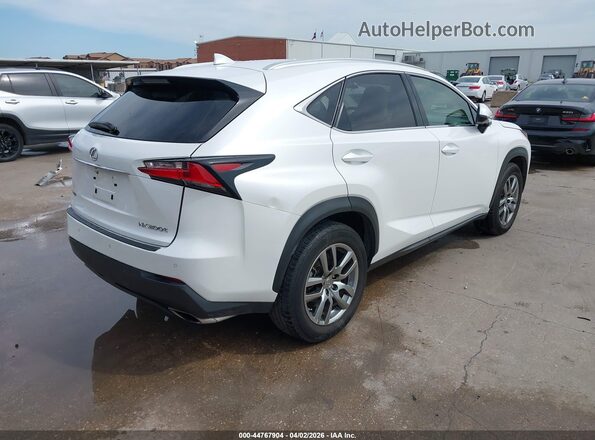 JTJBARBZ2G2092505 2016 LEXUS NX 200T White Tył prawy