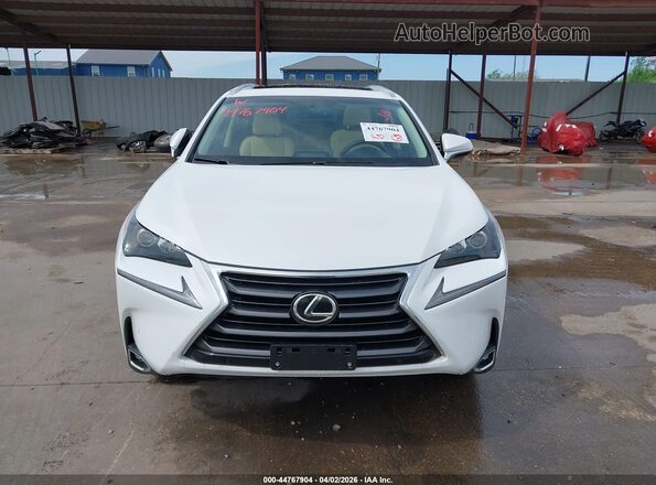 JTJBARBZ2G2092505 2016 LEXUS NX 200T White Widok zestawu wskaźników