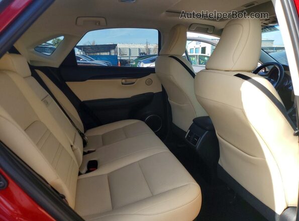 JTJBARBZ2H2127898 2017 LEXUS NX Red Вид задньої частини салону