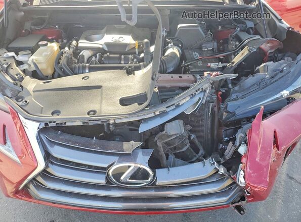JTJBARBZ2H2127898 2017 LEXUS NX Red Вид підкапотного простору