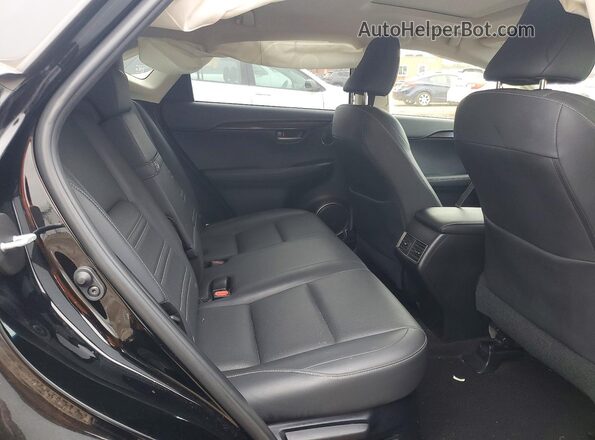 JTJBARBZ2H2142885 2017 LEXUS NX Black Vista de los asientos traseros