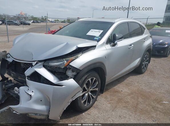 JTJBARBZ3G2058489 2016 LEXUS NX 200T Серебряный Передняя левая четверть