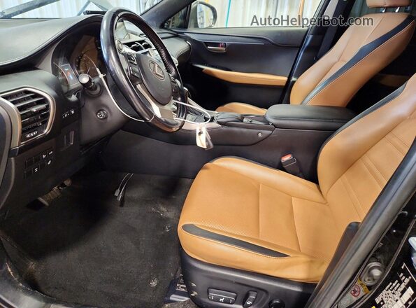 JTJBARBZ3H2135685 2017 LEXUS NX Черный Вид салона спереди