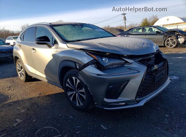 JTJBARBZ6K2181275 2019 LEXUS NX Серый Передняя правая четверть