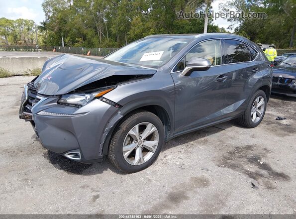 JTJBARBZ8H2104903 2017 LEXUS NX 200T Серебряный Передняя левая четверть