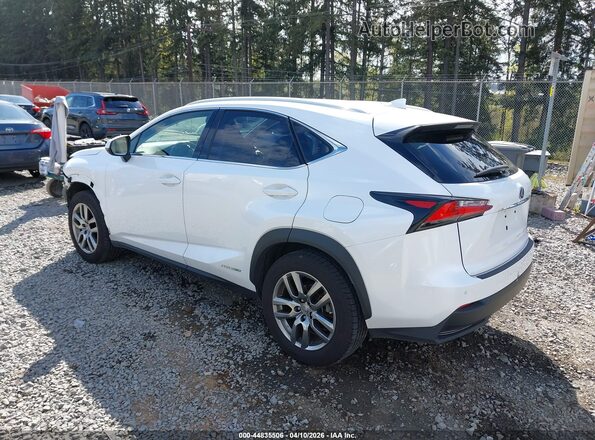 JTJBJRBZ1G2047815 2016 LEXUS NX 300H White Tył lewy