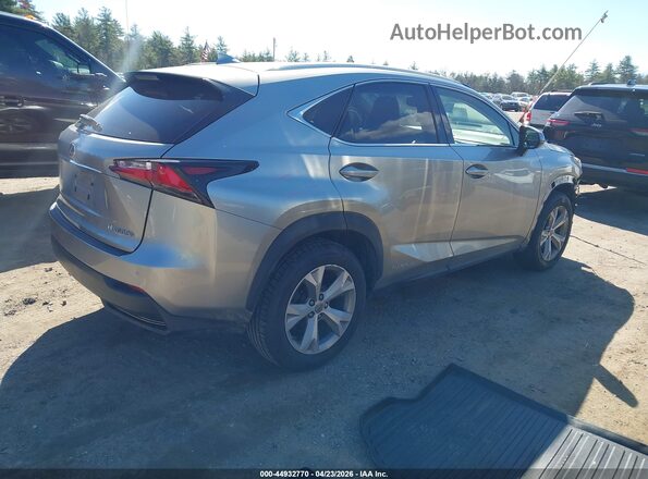 JTJBJRBZ2H2071722 2017 LEXUS NX 300H Серебряный Задняя правая четверть