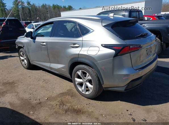 JTJBJRBZ2H2071722 2017 LEXUS NX 300H Серебряный Задняя левая четверть