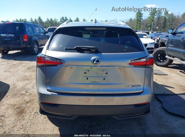 JTJBJRBZ2H2071722 2017 LEXUS NX 300H Серебряный 
