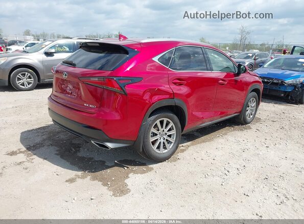 JTJDARDZ4L5016105 2020 LEXUS NX 300 Красный Задняя правая четверть