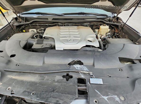 JTJDY7AX4L4314596 2020 LEXUS LX Gray Շարժիչի բաժամունքի տեսք