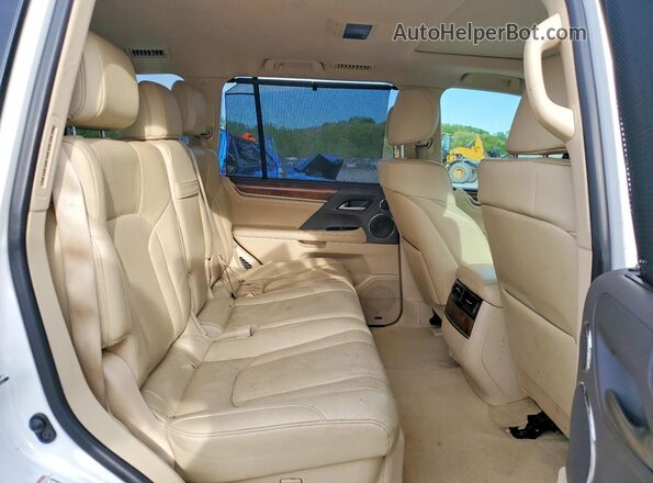 JTJDY7AX4M4347521 2021 LEXUS LX Белый Вид задней части салона