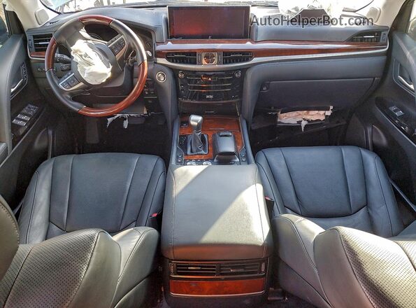 JTJDY7AX8M4350082 2021 LEXUS LX Золотой Вид панели приборов