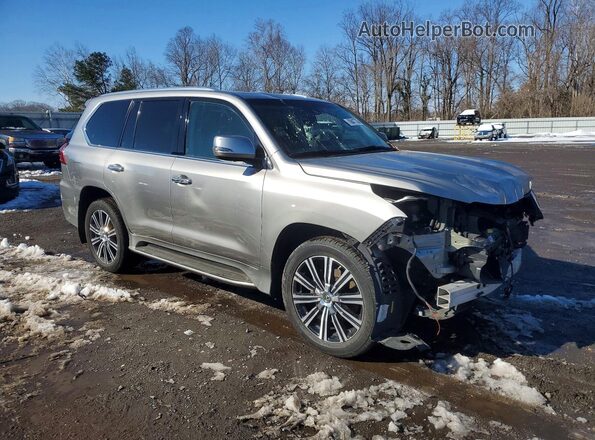 JTJDY7AX9M4356540 2021 LEXUS LX Silver Передня права чверть