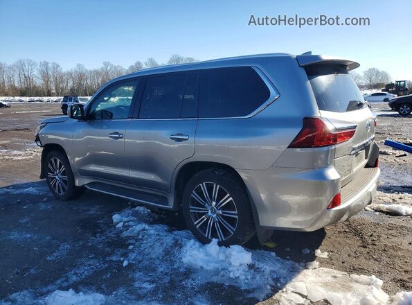 JTJDY7AX9M4356540 2021 LEXUS LX Silver Задня ліва чверть