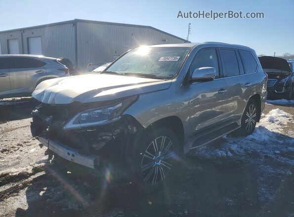 JTJDY7AX9M4356540 2021 LEXUS LX Silver Передня ліва чверть