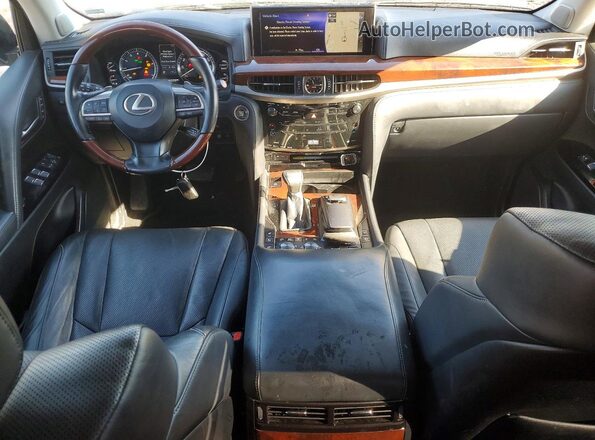 JTJDY7AX9M4356540 2021 LEXUS LX Silver Вид панелі приладів