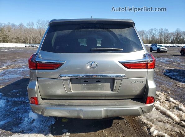 JTJDY7AX9M4356540 2021 LEXUS LX Silver Вид ззаду
