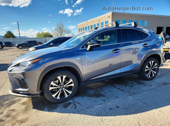 JTJSARDZ5L5011583 2020 LEXUS NX Gray წინა მარცხენა ხედი სამი მეოთხედიდან