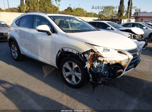 JTJYARBZ8H2079012 2017 LEXUS NX 200T White Przód prawy