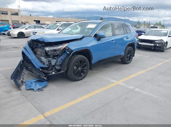 JTM16RFV8PD088972 2023 TOYOTA RAV4 HYBRID Blue Передня ліва чверть