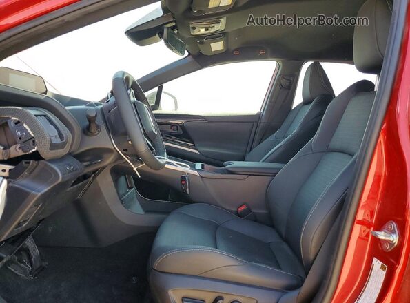 JTMABABA1RA061729 2024 SUBARU SOLTERRA Red Front interior view