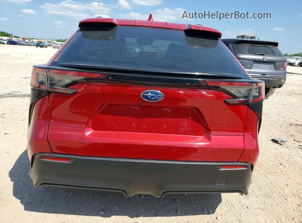 JTMABABA1RA061729 2024 SUBARU SOLTERRA Red Rear view