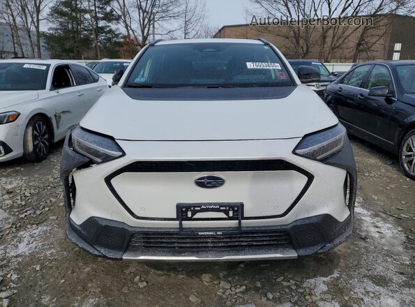 JTMABABA3SA101279 2025 SUBARU SOLTERRA White Vista frontal