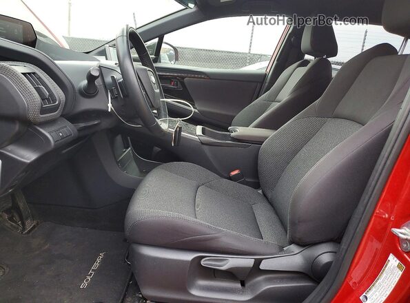 JTMABABAXPA009674 2023 SUBARU SOLTERRA Красный Вид салона спереди