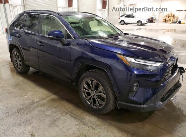 JTMB6RFV5ND535002 2022 TOYOTA LE Blue Передня права чверть