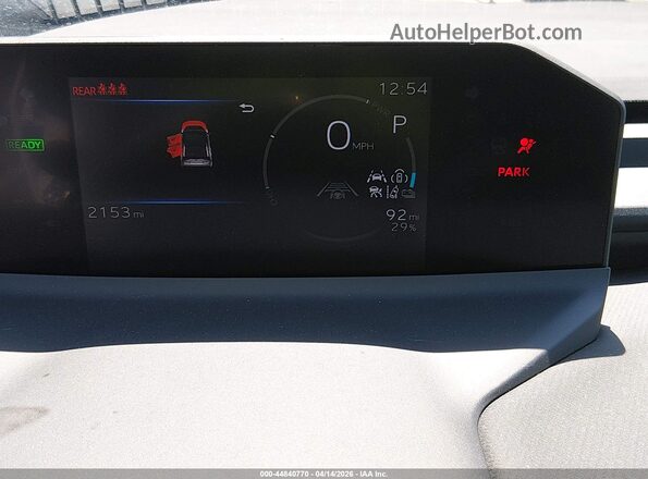 JTMBDAFB6TJ017900 2026 TOYOTA LE White უკანა სავარძლების ხედი