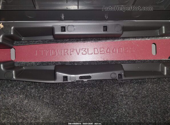 JTMDWRFV3LD544058 2020 TOYOTA LIMITED Красный Вид подкапотного пространства