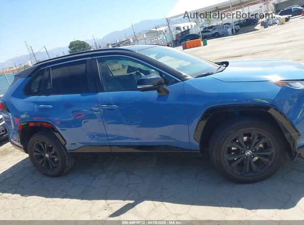 JTME6RFV0ND520808 2022 TOYOTA RAV4 HYBRID Blue Սալոնի հետևի տեսք