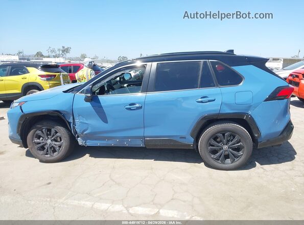 JTME6RFV0ND520808 2022 TOYOTA RAV4 HYBRID Blue Սալոնի 360 աստիճան տեսք