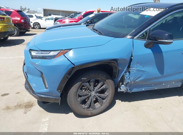 JTME6RFV0ND520808 2022 TOYOTA RAV4 HYBRID Blue Դիմացի տեսք