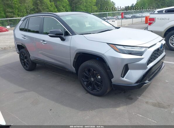 JTME6RFV4PD542572 2023 TOYOTA RAV4 HYBRID Серебряный Передняя правая четверть
