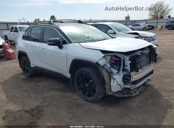 JTME6RFV6SD579180 2025 TOYOTA RAV4 HYBRID White Передня права чверть