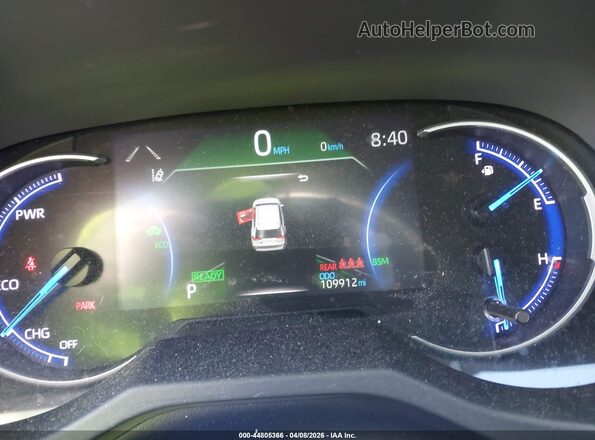 JTMEWRFV0KD504975 2019 TOYOTA RAV4 HYBRID Black Widok tylnych siedzeń