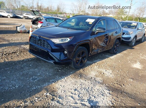 JTMEWRFV0KD504975 2019 TOYOTA RAV4 HYBRID Black Przód lewy