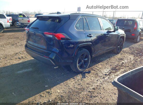 JTMEWRFV0KD504975 2019 TOYOTA RAV4 HYBRID Black Tył prawy