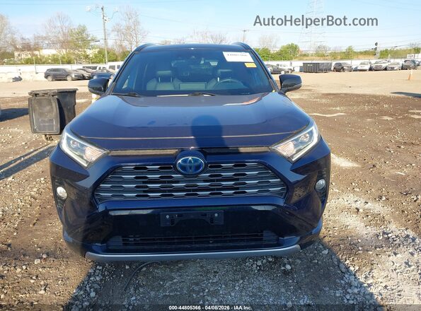 JTMEWRFV0KD504975 2019 TOYOTA RAV4 HYBRID Black Widok zestawu wskaźników