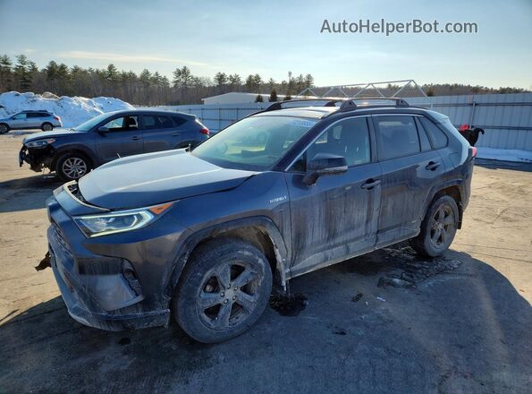 JTMEWRFV4LD530822 2020 TOYOTA RAV4 Gray Vista tres cuartos delantera izquierda
