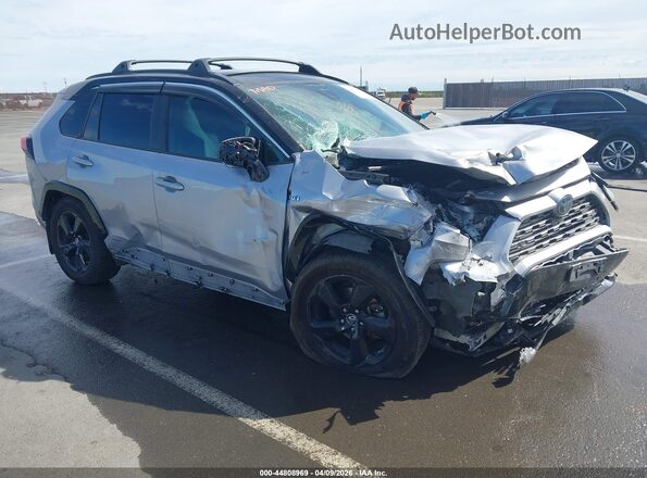JTMEWRFVXKD517555 2019 TOYOTA RAV4 HYBRID Silver Przód prawy