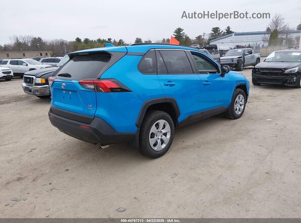 JTMF1RFV4KD047476 2019 TOYOTA LE Blue Հետևի աջ