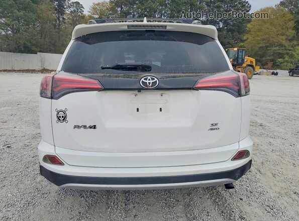 JTMJFREV7GD189762 2016 TOYOTA RAV4 White Widok z tyłu